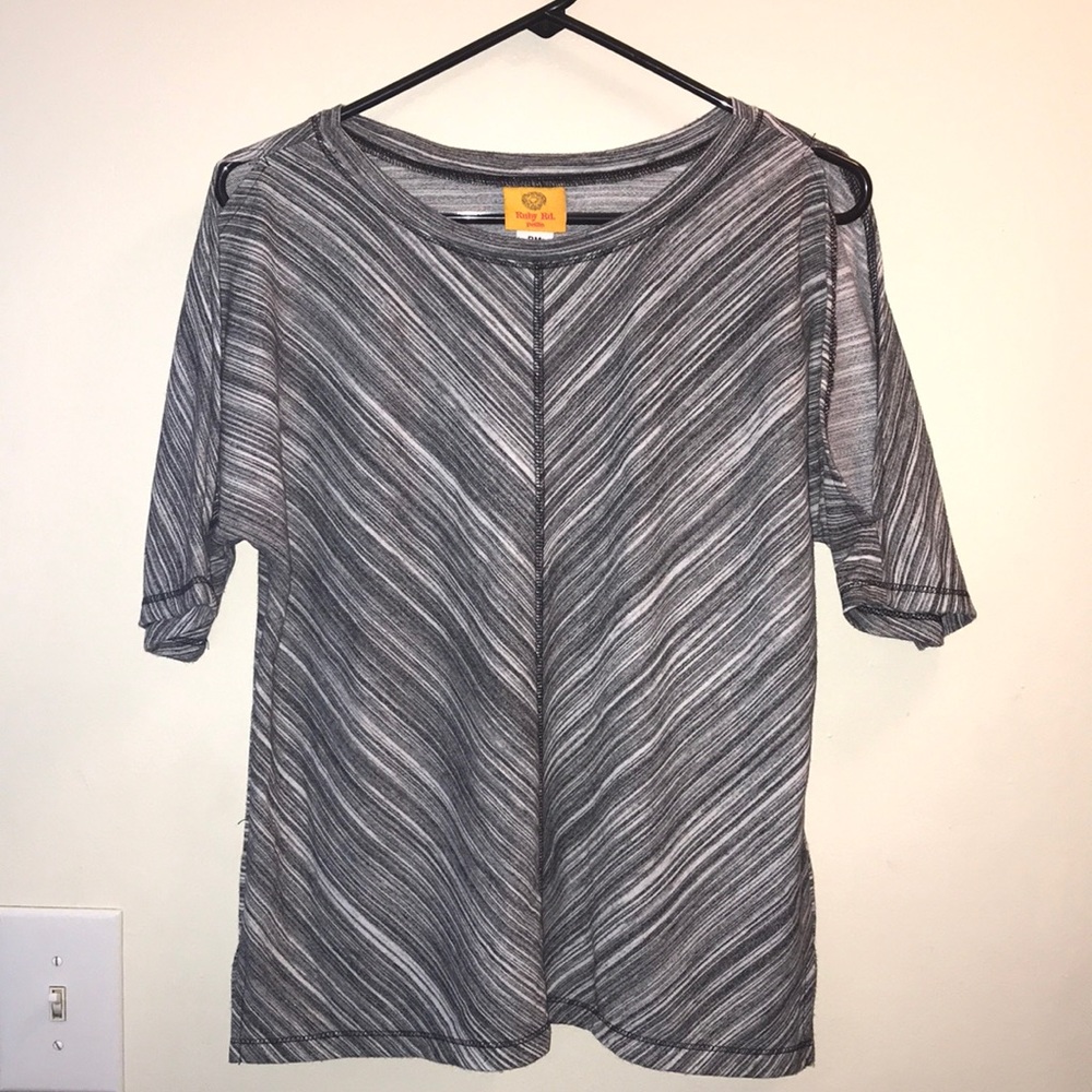 Ruby Rd Cold Shoulder Top